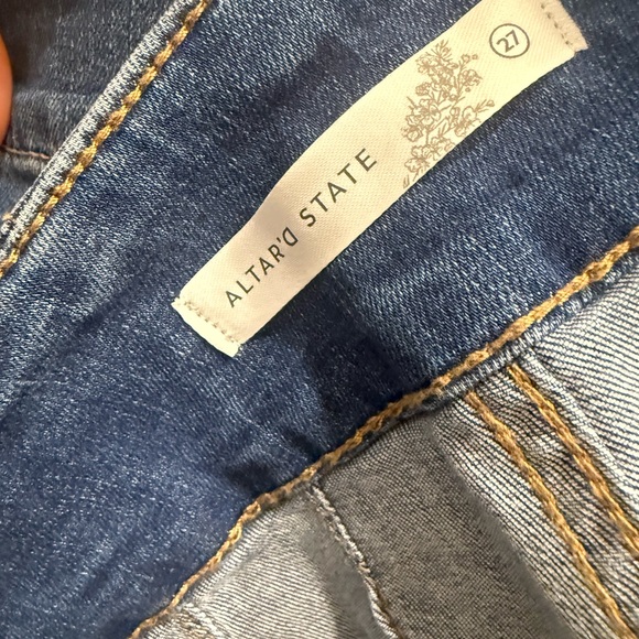 Altar'd State Blue Flare Jeans - Picture 4 of 5